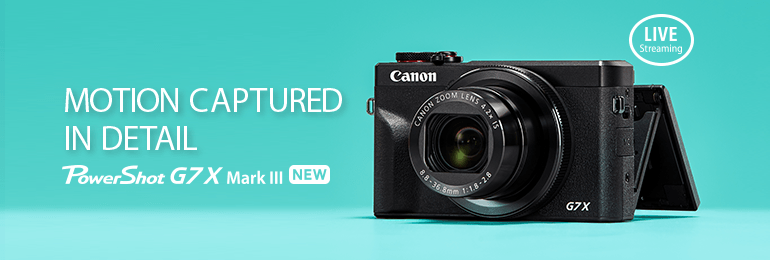Digital Compact Cameras - PowerShot G7 X Mark III - Canon Malaysia